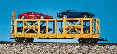 USA-Trains Seaboard Coastline Two-Tier Auto Carrier ,Spur G