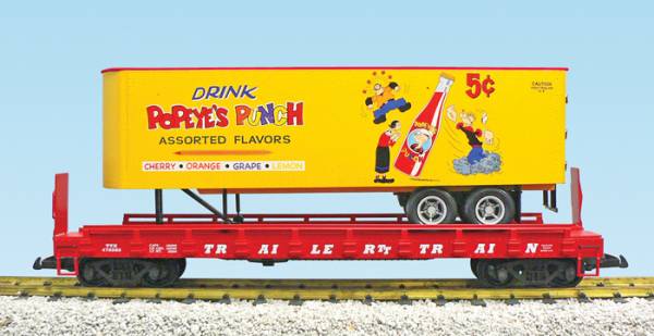 USA-Trains Popeye's Punch – Yellow/Red ,Spur G