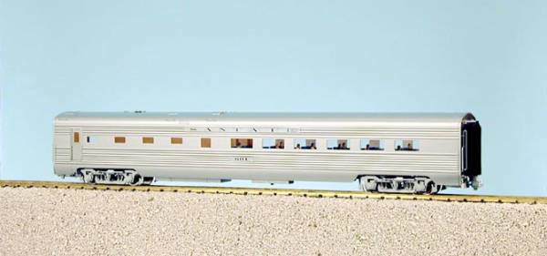 USA-Trains Santa Fe "Super Chief" Diner #2 - Stainless Steel ,Spur G