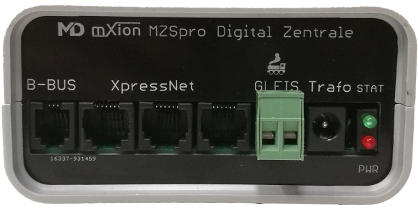 mXion DCC Digitalzentrale 8 A MZSpro für Spur 1 und Spur G