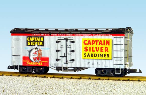 USA-Trains Captain Silver - Silver/Black – ,Spur G