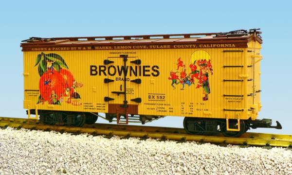 USA-Trains Brownies Yellow/Brown,Spur G