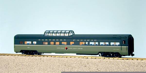 USA-Trains NP "Northcoast Limited" Vista Dome - Two-Tone Green ,Spur G