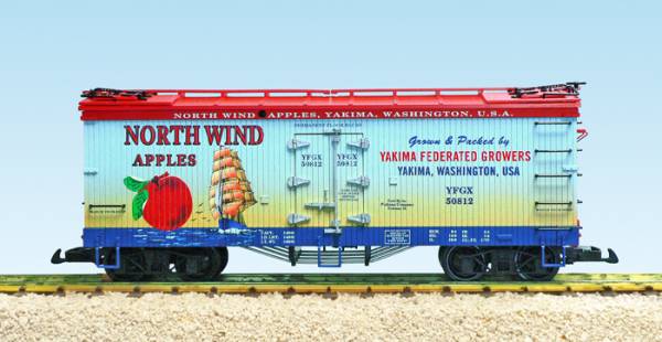 USA-Trains North Wind Pears – Blue/Red ,Spur G