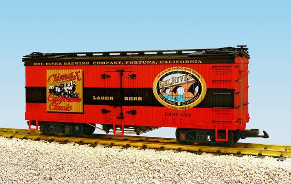 USA-Trains Eel River Lager Beer Red/Black ,Spur G
