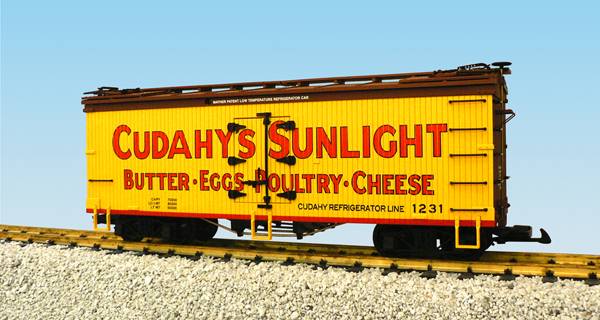 USA-Trains Cudahy Sunlight Yellow/Brown ,Spur G