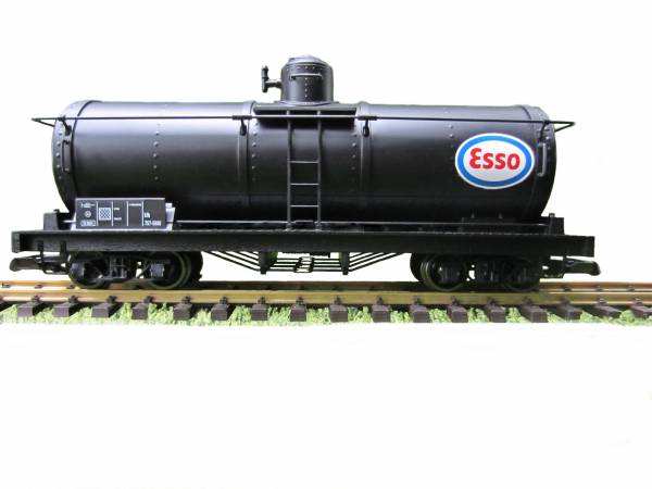 Bachmann Kesselwagen, schwarz, Spur G Gartenbahn