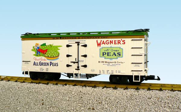 USA-Trains Wagner's Peas - White/Green,Spur G