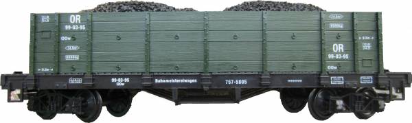 Zenner Hochbordwagen grün mit Kohle