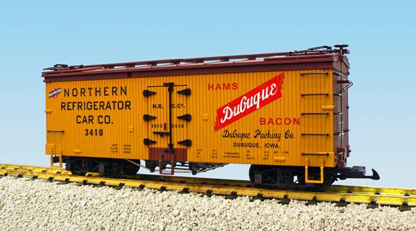 USA-Trains NRCC Dubuque Ham Yellow/Brown,Spur G