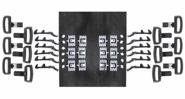 Zenner 2 x 6 Kupplungen, 2. Wahl, für Wagen Spur G Gartenbahn