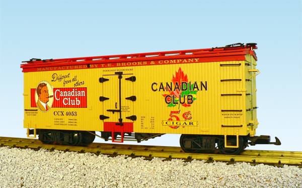 USA-Trains Canadian Club Cigars Yellow/Red,Spur G