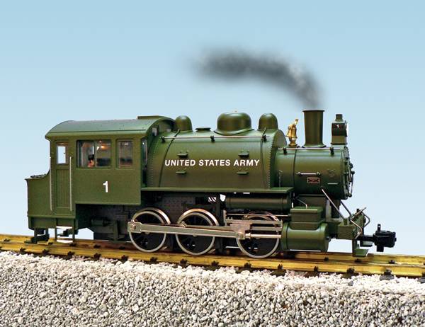 USA-Trains US Army Dockside Locomotive - Green ,Spur G
