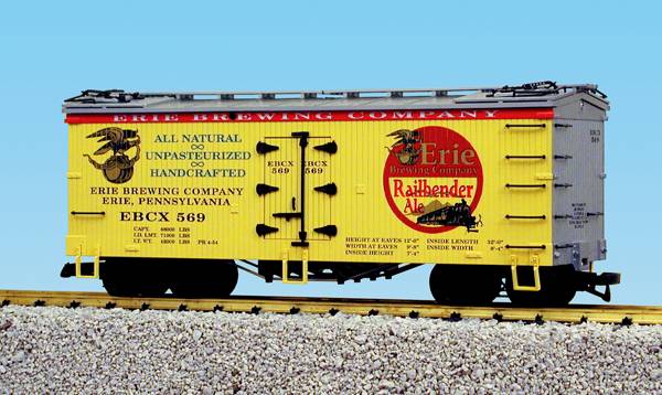 USA-Trains Erie Railbender - Yellow/Silver,Spur G