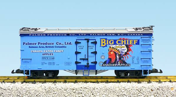 USA-Trains Big Chief Apples – Blue/Silver,Spur G