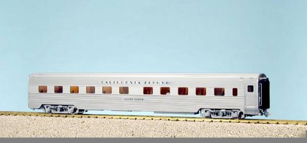 USA-Trains California Zephyr Sleeper #2 - Stainless Steel ,Spur G