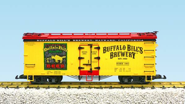 USA-Trains Buffalo Bill's Beer – Yellow/Red ,Spur G