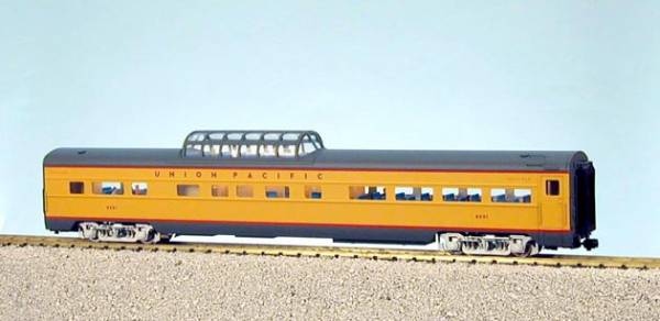 USA-Trains UP "City of Los Angeles" Vista Dome #1 - Yellow/Gray ,Spur G
