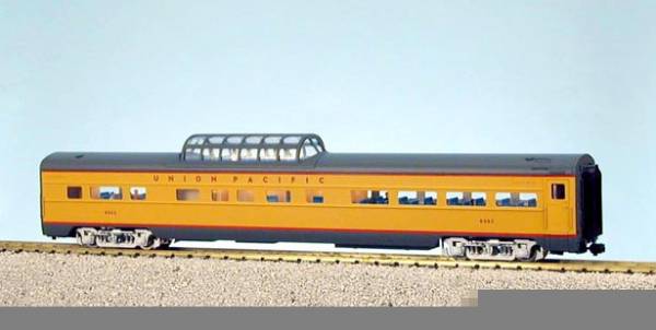 USA-Trains UP "City of Los Angeles" Vista Dome #2 - Yellow/Gray ,Spur G