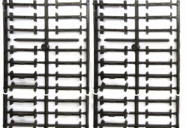 Piko 4 Set track brackets with 56 pieces, for straight tracks of the track
