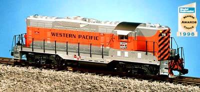 USA-Trains Western Pacific - Silver/Orange,Spur G