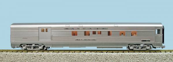 USA-Trains Santa Fe "Super Chief"Combine - Stainless Steel,Spur G