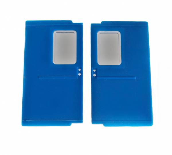 Train spare parts doors passenger car blue scale G