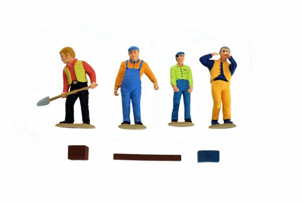 LGB Figures, track workers, scale G scale 1: 22.5