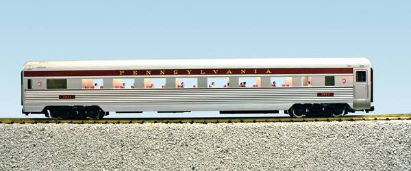USA-Trains Pennsylvania "Congressional" Coach #4 - Silver ,Spur G