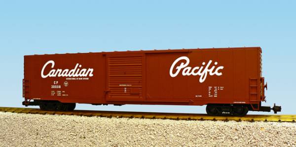 USA-Trains Canadian Pacific Single Door - Freight Car Brown ,Spur G