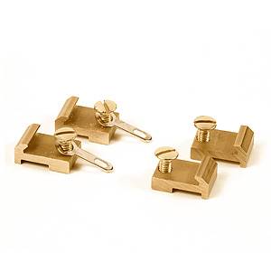Massoth Rail Connection Clamps G Scale, Brass (20/pack)