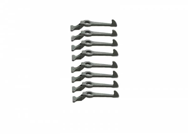 LGB coupling hook, pin and spring gray, each 8pcs scale G