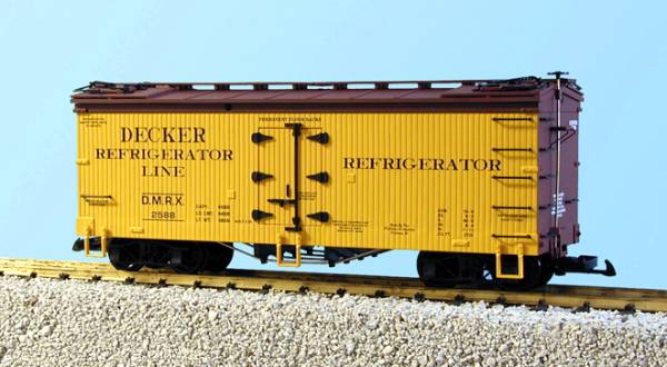 USA-Trains Decker Ref. Line - Yellow/Box Car Red ,Spur G