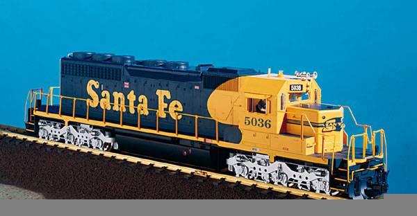 USA-Trains Santa Fe - Blue/Yellow,Spur G