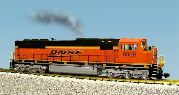 USA-Trains BNSF (Speed Lettering) - Orange/Black ,Spur G