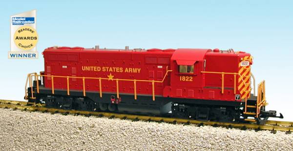 USA-Trains US Army GP7 Locomotive - Red,Spur G