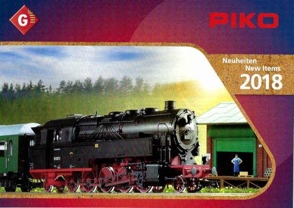 PIKO novelty catalog 2018 for the scale G garden railway