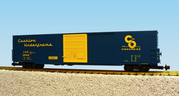 USA-Trains C&O Single Door - Blue/Yellow ,Spur G