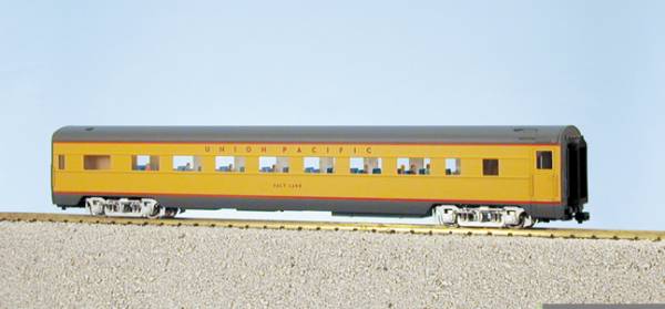 USA-Trains UP "City of Los Angeles" Coach #2 - Yellow/Gray ,Spur G