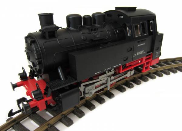 PIKO steam locomotive BR 80, analog with sound module and steam generator, scale G