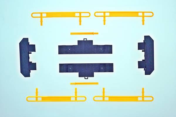 Zenner car transporter kit for existing flat cars scale G