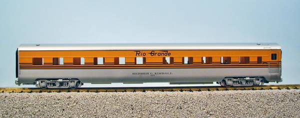 USA-Trains D&RG "Ski Train" Sleeper #1 - Yellow/Silver ,Spur G