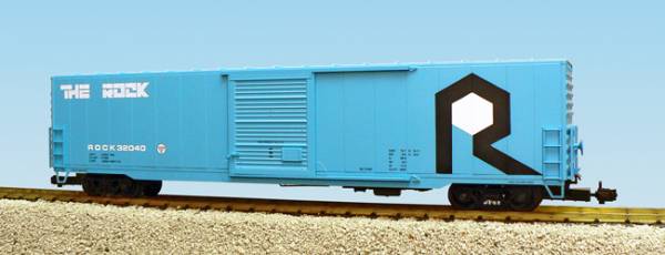 USA-Trains Rock Island Single Door - Blue ,Spur G