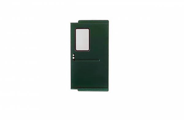 LGB sliding door left Saxon passenger car, green, scale G