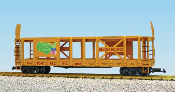 USA-Trains Union Pacific w/Railroad Map Graphic Two-Tier Auto Carrier,Spur G