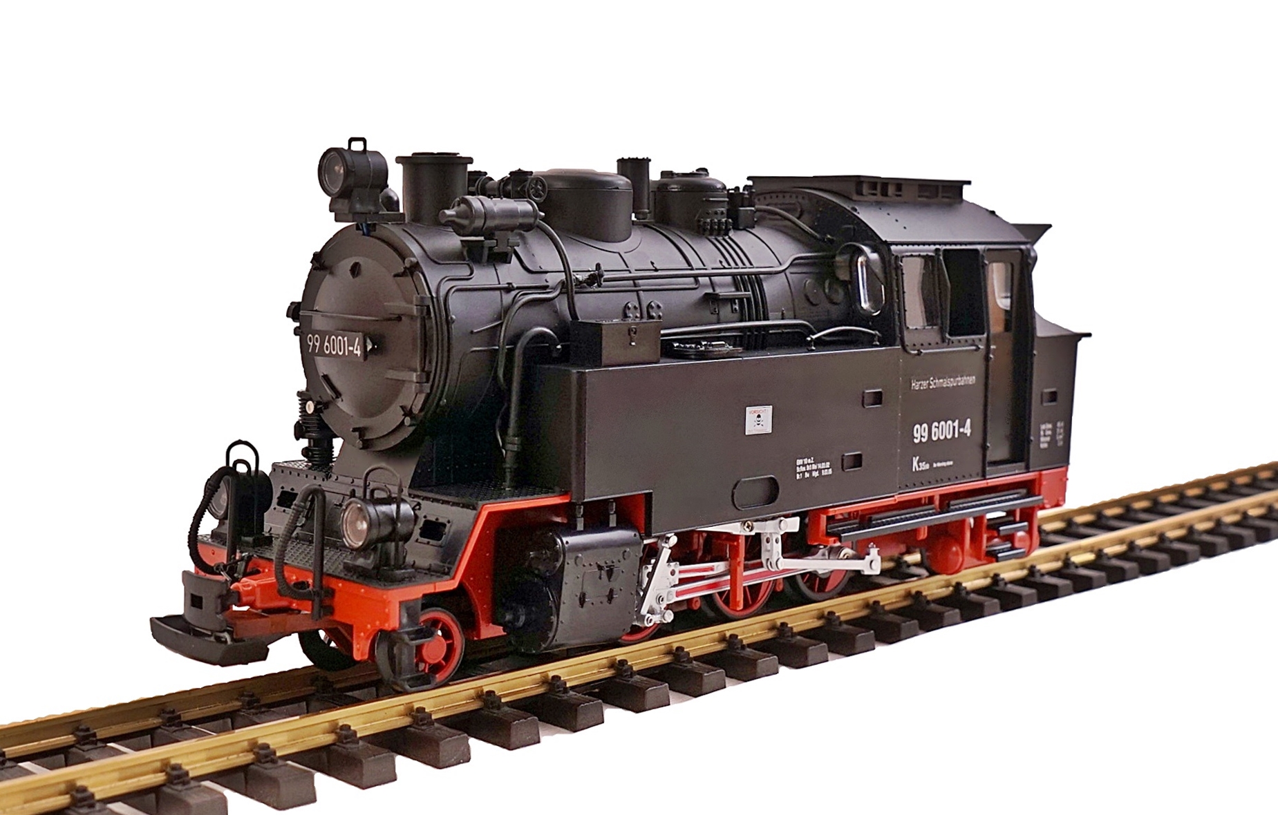 G Scale Train Spare Plastic Wheel Sets for Steam Locomotive Br 99 6001-4 
