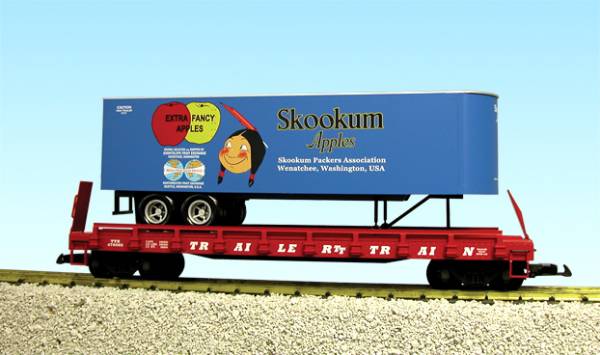 USA-Trains Skookum Apples - Blue w/Red Flatcar ,Spur G