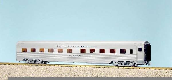 USA-Trains California Zephyr Sleeper #1 - Stainless Steel ,Spur G