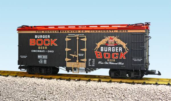 USA-Trains Burger Beer Black/Red ,Spur G