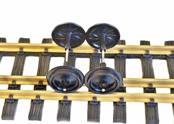 Zenner Wheel set made of plastic 30mm scale 2 (64mm) for conversion LGB on track